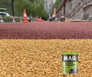 Polyaspartic nhựa không độc hại chất kết dính sỏi Phun trên Đá Chất kết dính nhựa không thấm nước đá chất kết dính thấm đá bindi - Product Image 3