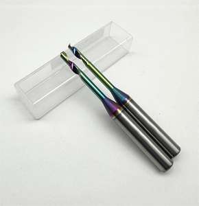 Brocas Espiral Recubiertas de Colores 2025, 6mm, Vástago Recto, Fresa de Carburo de Una Sola Flauta para Acrílico, PVC, Aluminio - Product Image 6