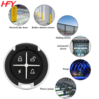 Télécommande RF sans fil 4 boutons, contrôle tactile LED, portée 30m pour porte de garage, système d'alarme de sécurité pour maison intelligente