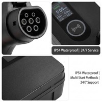 Neue OCPP 4G LTE Dual-Socket Wandmontierte AC Wallbox 22KW mit Fernbedienung für Institutionelle Beschaffung und Autobahn-Servicebereiche