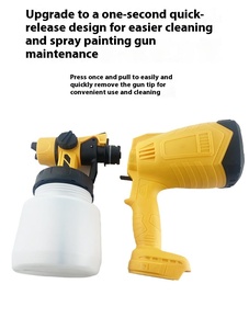 Diy Electric <b>Battery</b> Airless Paint Sprayer High-Pressure Multifunctional Automatic Cordless Electric Spray Paint <b>Gun</b> - Product Image 3