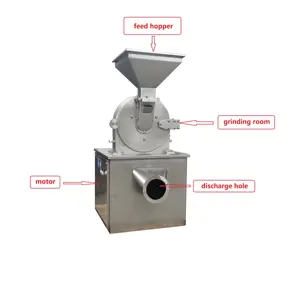 Powder pulverizer stainless steel grinder machine herb coffee salt grain spice grinding machines