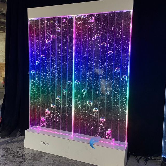 Colourful Contemporary Indoor LED Display Screen Room Divider Panel with Transparent Design for Pub Bar Lounge Furniture