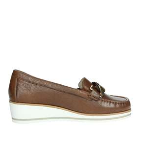 Cinzia Soft Donna Mocassino Marrone, Mocasines de Cuero, Zapatos de Moda para Mujer - Product Image 3