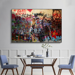 Donna <span class=keywords><strong>Sexy</strong></span> astratta Graffiti arte dipinti su tela sulla parete arte poster e stampe Street Art immagini su tela per soggiorno - Product Image 2