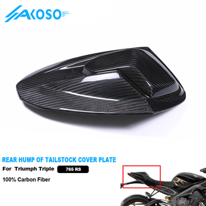 AKOSO 3K <span class=keywords><strong>3</strong></span>*<span class=keywords><strong>3</strong></span> fibra de carbono accesorios de motocicleta cubierta trasera joroba trasera para <span class=keywords><strong>Triumph</strong></span> Triple 765 RS 2016-2021 - Product Image 1