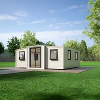 Maison mobile extensible de luxe chinoise préfabriquée maison pliante petite maison préfabriquée portable maison en conteneur extensible