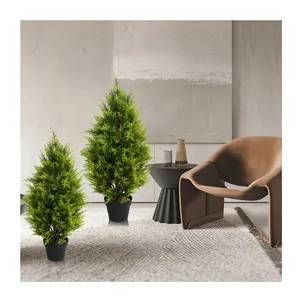 PZ1353 Venda quente ao ar livre Árvores artificiais Topiary Bonsai Artificial Cedar Plantas para Decoração