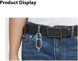 Llavero con Mosquetón y Rastreador para AirTag, Localizador de Llaves con Sonido, Compatible con la Aplicación Apple Find My - Product Image 5