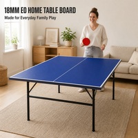 Table de tennis de table directement de l'usine, plateau 1525x1370mm, 2 pièces |   Panneau de fibres à haute densité pour table de ping-pong OEM |   CARB-P2 CE ENF MDF