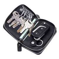 Porte-cartes multifonctionnel en liège avec fermeture éclair, unisexe, anti-RFID, multi-emplacements, version anti-scan