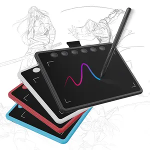 Tablet gambar 8192 Level, Tablet dengan layar LCD, pena grafis Digital, Tablet gambar tulisan tangan