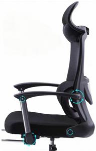 Ergonomic Reclining Office Chair Footrest Adjustable High Back Mesh Long <strong>Hour</strong> Sitting Home Work Use Office Chair - Product Image 4