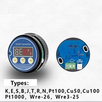 Modul Transmitter Suhu RTD PT100 dengan Layar LED, Smart 4-20mA Local Display Head Mounted
