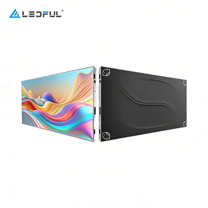 Mur vidéo LED incurvé P1.9 de forme créative pour la présentation de produits en magasin phare de marques de luxe - Product Image 1
