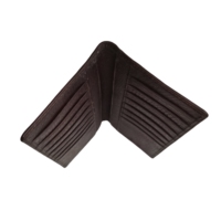 Portefeuille Slim Unisexe Style Vintage avec Motif Logo Solide Fermeture Ouverte pour Hommes et Femmes