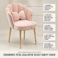 Chaise de maquillage professionnelle simple, style moderne et luxueux, mobilier de haute qualité pour salon et chambre à coucher