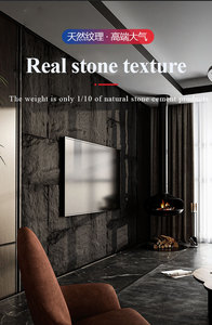 Rivestimenti murali decorativi interni ed esterni in pietra sintetica in poliuretano artificiale fogli in pietra sintetica pannelli in Pu - Product Image 6