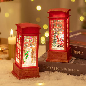 زينة عيد الميلاد الجديدة عبر الحدود nuohan كرة كريستال ضوء الثلج كشك الهاتف الثلوج gif - Product Image 4