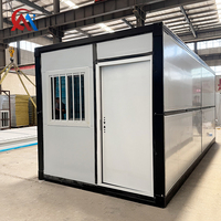 Maison préfabriquée démontable de 3m x 6m, maisonnette compacte, maison en kit, conteneur avec salle de bain et douche