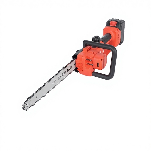 Multi-Functional Standard 12-Inch High-Speed Electric Brushless Rechargeable Lithium-Ion Chain Saw High-Power Logging Garden