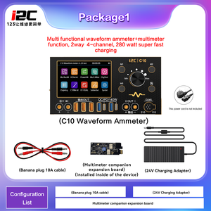 C245 C115รูปคลื่น C10 i2C 140W ชาร์จเร็ว, C210จับอุปกรณ์ซ่อมโทรศัพท์มือถือแรงดันไฟฟ้าขนาดเล็กแอมมิเตอร์ดิจิตอล - Product Image 4