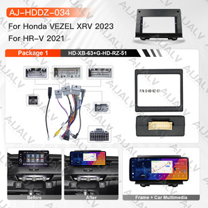 Marco de Pantalla Estéreo para Auto de 12.3 Pulgadas, Reproductor Multimedia OLED GPS DSP con Mirror Link para <span class=keywords><strong>HONDA</strong></span> VEZEL XRV 2023/Para HR-V 2021 - Product Image 2