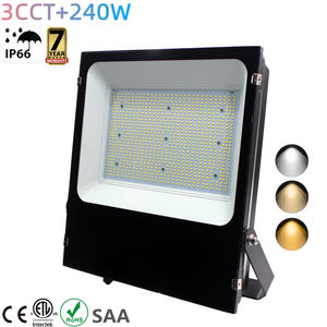 Projecteur extérieur <span class=keywords><strong>GENERGY</strong></span>, nouveau design, 150 lm/W, aluminium, IP66, 240 W, éclairage LED avec cadre noir, homologué CE, SAA, ETL - Product Image 1