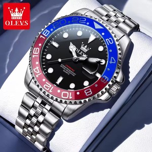 5657 Mens Watch Original Stainless Steel Date Quartz Watch Waterproof Luminous Sports Watches For Man <b>Box</b> <b>Gifts</b> Reloj - Product Image 1