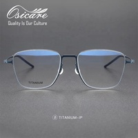 Gafas de Diseño de Alta Calidad, Lentes para Miopía, Monturas Ópticas de Titanio para Hombre, Ultraligeras, Venta al Por Mayor, Logotipo Personalizado