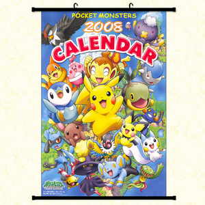 Affiches murales déroulables en tissu imprimées numériquement sur le thème de l'anime et du jeu Pokémon Pikachu, 40*60cm et 60*90cm - Product Image 2
