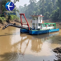 Pompa Pasir Hidrolik Modular Terpisah untuk Reklamasi Lahan, Kapasitas Tinggi, Bertenaga Diesel 14 Inci, Langsung dari Pabrik
