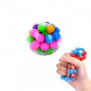 Wholesale Colorful Rainbow Squishy Squeeze Ball Stress Relief <b>Fidget</b> Toy - Product Image 3