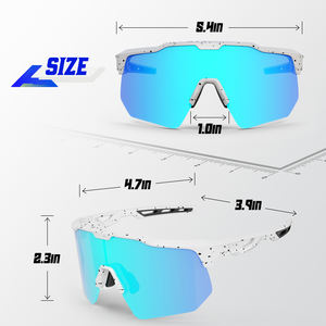 Gafas <span class=keywords><strong>de</strong></span> bicicleta <span class=keywords><strong>de</strong></span> <span class=keywords><strong>montaña</strong></span> <span class=keywords><strong>de</strong></span> <span class=keywords><strong>alta</strong></span> resistencia al impacto polarizadas UV400 protección TAC <span class=keywords><strong>lentes</strong></span> ligeras gafas <span class=keywords><strong>de</strong></span> sol <span class=keywords><strong>de</strong></span> ciclismo para Pickleball - Product Image 3