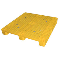 Palette en plastique vert perforée Euro HDPE 1500*1200 Prix
