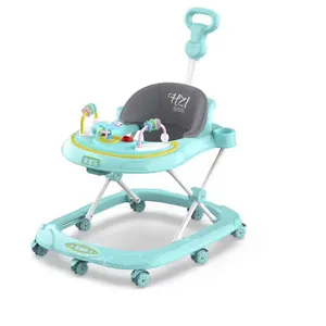 Top quality best price walker baby / 360 rotating Infant walkers / walker with seat and footrest for sale with music