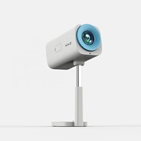 Projecteur portable intelligent Android 12 LED LCD 2026 moins cher, vidéo native 720P, cinéma maison, mini projecteur à courte focale avec correction automatique de la distorsion trapézoïdale