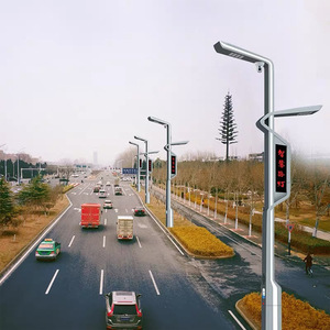 4G IOT Contrôlé Smart City Éclairage Décoratif Lanterne Tête LED Réverbère Pôle Publicité Extérieure Écran IP65 pour Route - Product Image 6