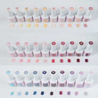 JOUS OEM ODM – Bouteille de vernis gel personnalisé de haute qualité 15 ml – Vernis à ongles régulier longue tenue en verre UV pour salon