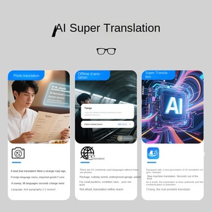 HYUNDAI SG-9pro pour lunettes intelligentes : Traduction IA, Enregistrement de réunions, Interprétation simultanée, Appels musicaux, Chargement magnétique - Product Image 5