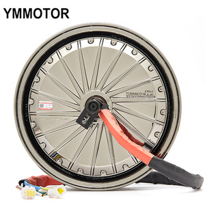 Motor de buje para motocicleta sin escobillas, impermeable, de alta potencia, 72V, 13 pulgadas, YM-HY-136000, venta al por mayor, con alto rendimiento de potencia - Product Image 4