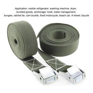 Sangles de fixation courtes avec verrouillage par serrage, sangles de maintien pour le transport, le fret, les bagages, le camping - Product Image 3