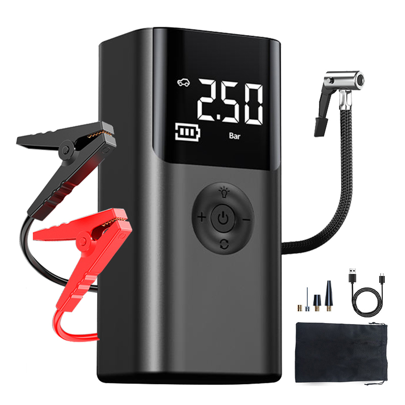 High Capacity <strong>12V</strong> 4000A <strong>Portable</strong> <strong>Jump</strong> <strong>Starter</strong> Battery Pack Car <strong>Jump</strong> <strong>Starter</strong> with Air Compressor