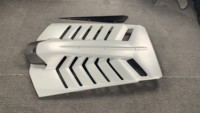Capot de voiture en matériaux haut de gamme adapté à la Lamborghini Huracan LP610 STO, capot moteur arrière en fibre de carbone sèche