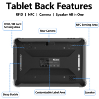 Tableta Robusta JINTOU con RFID, Android 9, Lector UHF de Alto Rendimiento ISO 18000-6C, 4G, Captura de Datos Industrial para Logística y Almacén