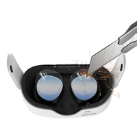 Film de protection d'écran 4 en 1 résistant aux rayures pour Meta Quest3S VR Accessories Glasses Lens Protective Film