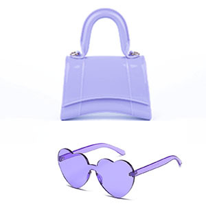 Conjunto de Mini bolsos y gafas de sol para mujer, Cartera de mano, <span class=keywords><strong>bolso</strong></span> de hombro, a la última moda - Product Image 3