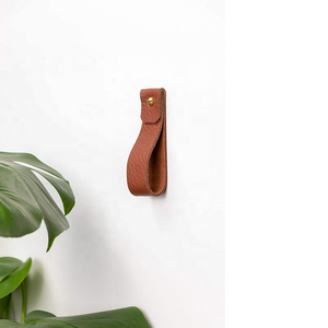 2021 YY Crochet <span class=keywords><strong>mural</strong></span> en cuir moyen pour <span class=keywords><strong>porte</strong></span>-serviettes de salle de bain - Product Image 5