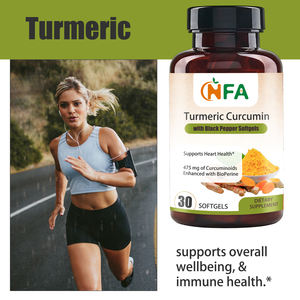 Cápsulas Blandas de Cúrcuma y Curcumina de Marca Privada con Extracto de Cúrcuma, Suplemento que Favorece el Bienestar General y la Salud Inmunológica - Product Image 4