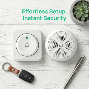 Sistema de Llamadas Inalámbrico Multizona, Alarma con Timbre y Buzzer para Cafeterías, Hoteles, Clubes, Personas Mayores, Pacientes, Llamadas de Emergencia - Product Image 4
